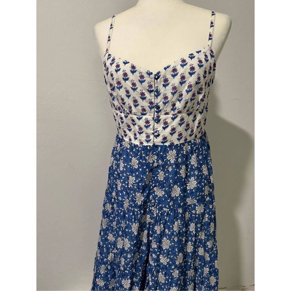 J.Crew Mix Block Print Maxi Adjustable Strap Dress - image 3